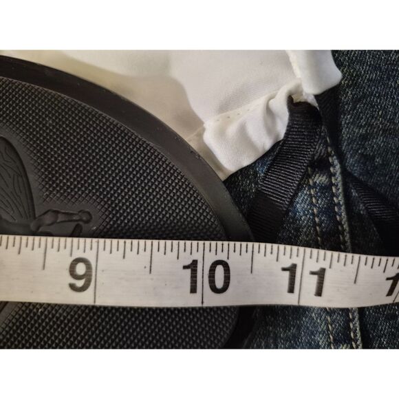 Gucci Women's Black Marmont Leather Thong Sandals Flip Flops Double GG Size 40 - Picture 6 of 6